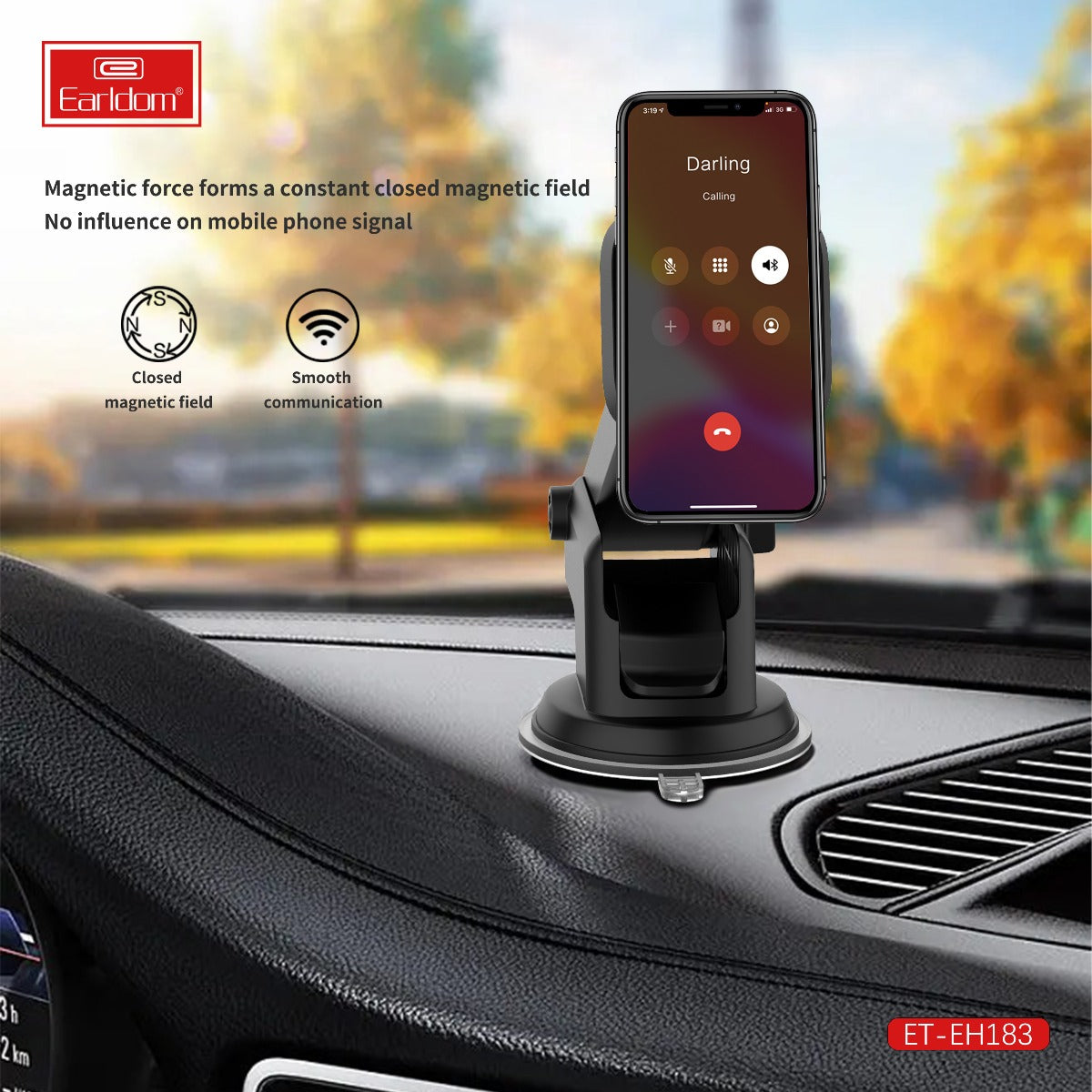 EARLDOM Magnetic Dashboard Car Mount Holder