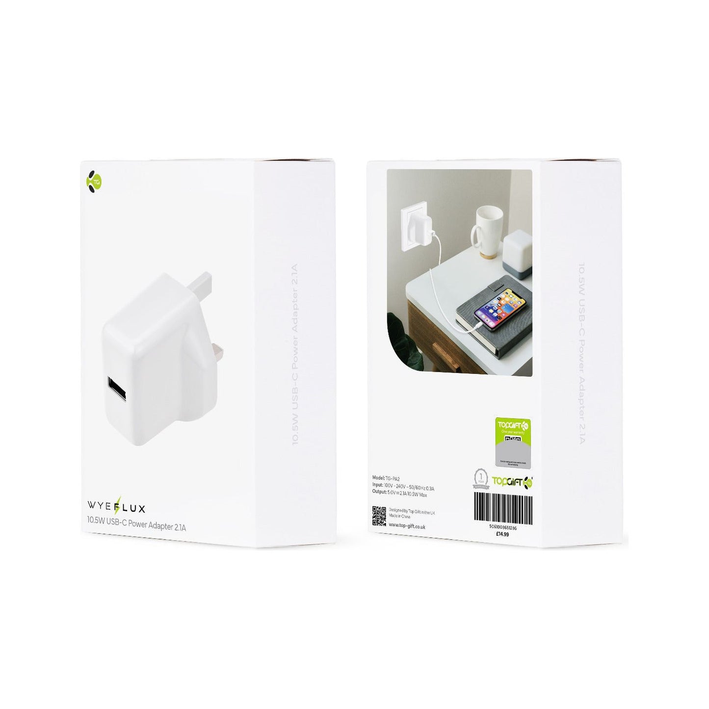 Usb A 10.5w Power Adapter