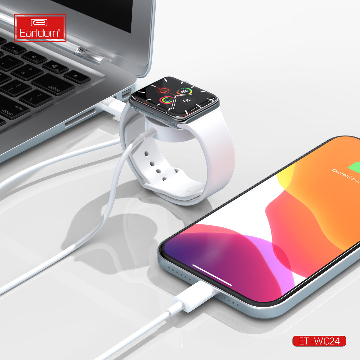 2-In-1 Magnetic Wireless Charging